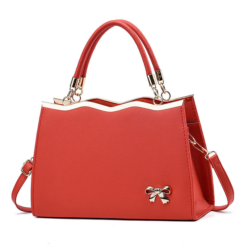 Luxurious Bowknot Leather Shoulder Bag