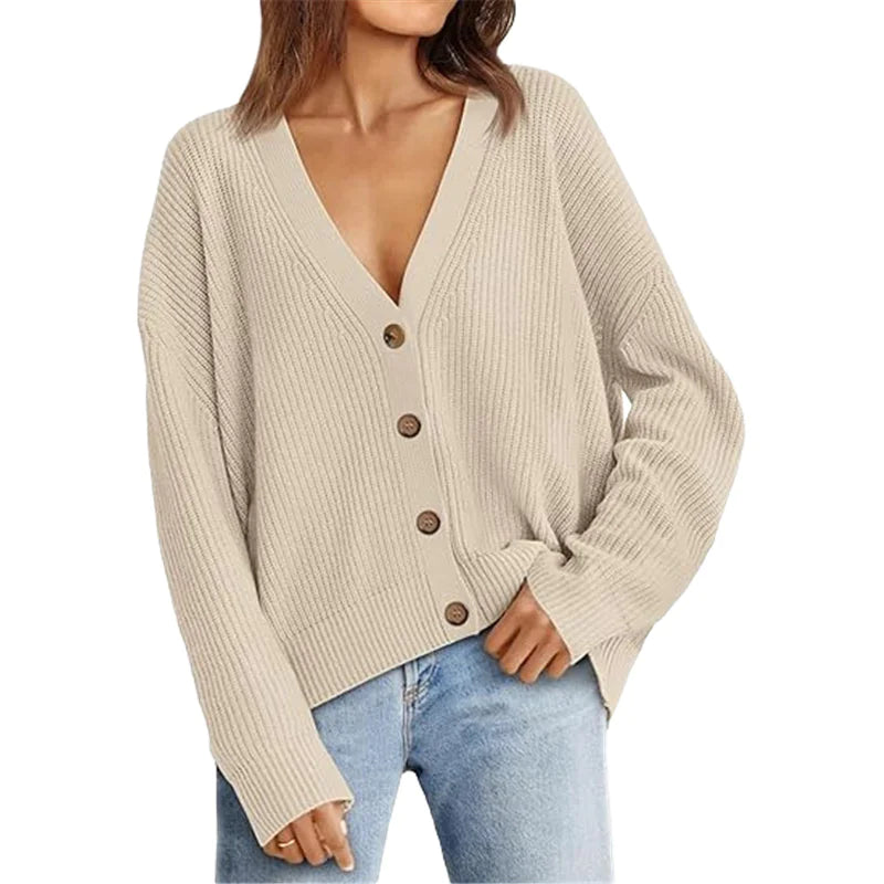 Women's Lightweight Button Cardigan