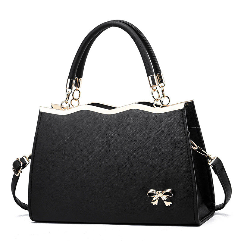 Luxurious Bowknot Leather Shoulder Bag