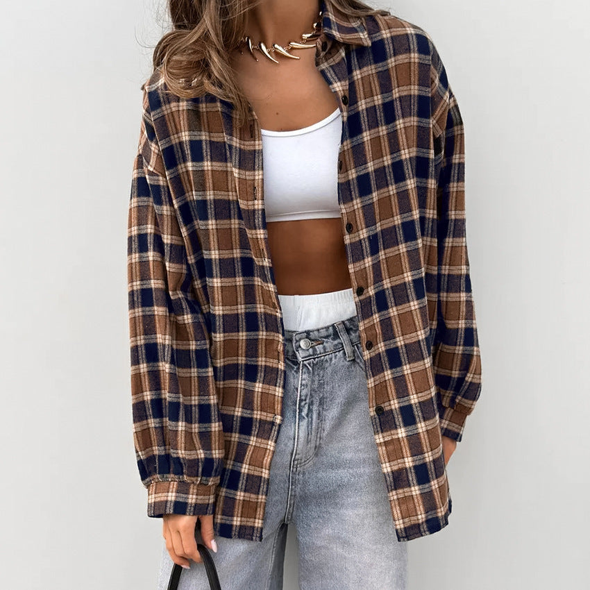 Plaid Oversized Shirt