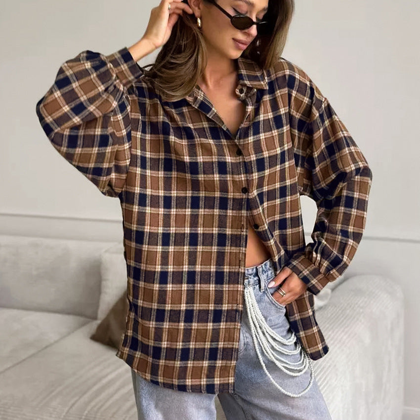 Plaid Oversized Shirt