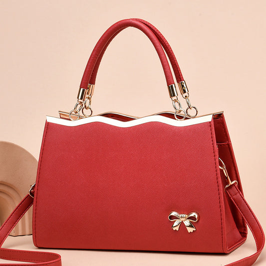 Luxurious Bowknot Leather Shoulder Bag