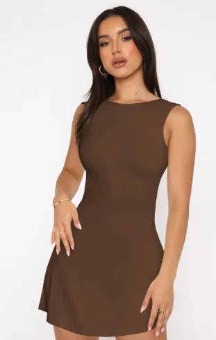 Women's Sleeveless Backless Dress