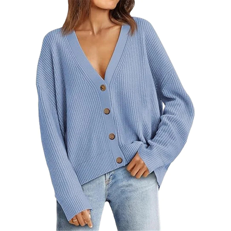 Women's Lightweight Button Cardigan